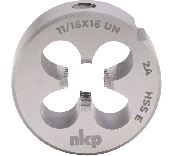 Изображение товара Плашка NKP UN 11/16 -16, DINEN22568, HSS,E 2A, 45x14мм 29901116UN16