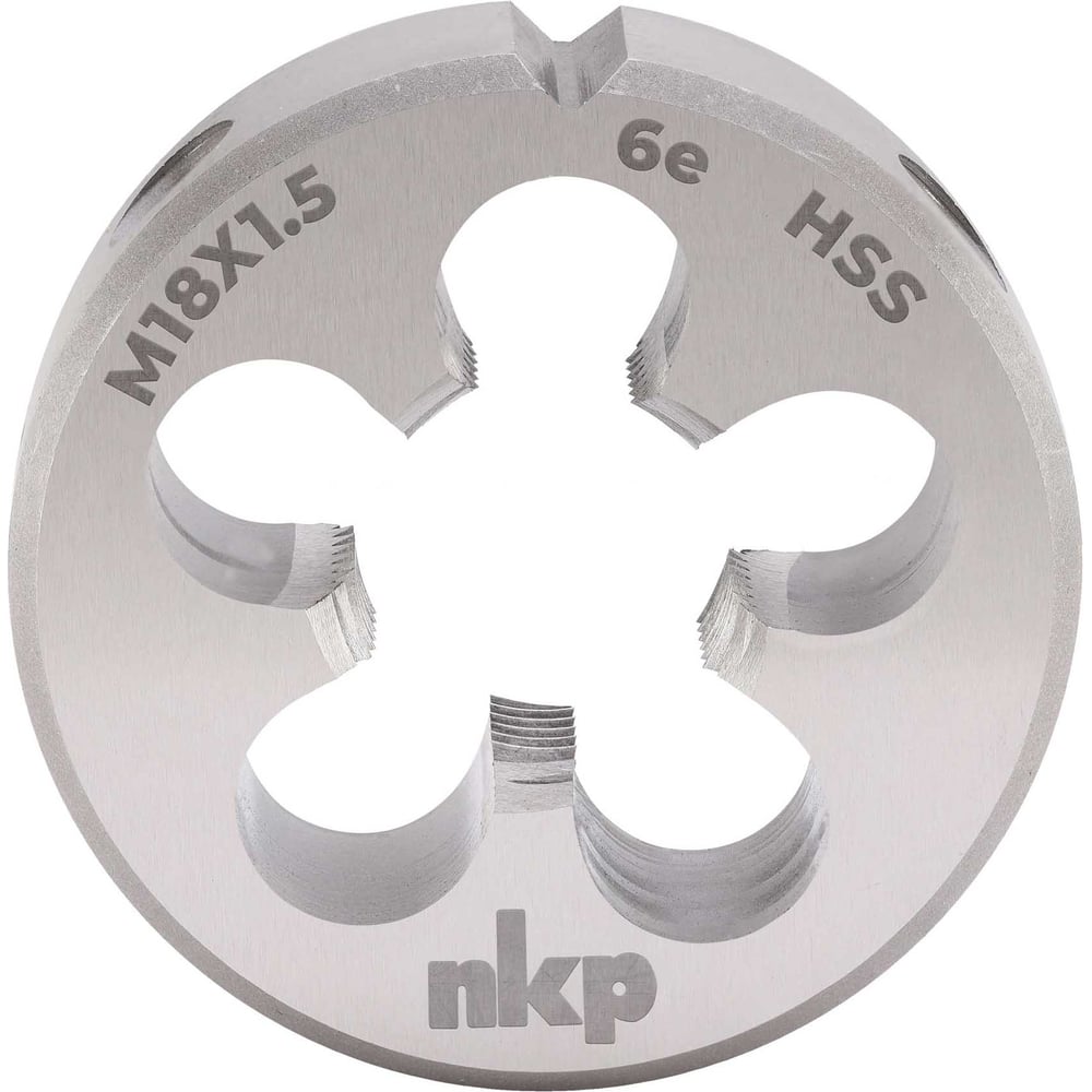 Изображение товара Плашка NKP М18 шаг 1.5мм DIN EN 22568 HSS 6e 45х14мм надежный инструмент