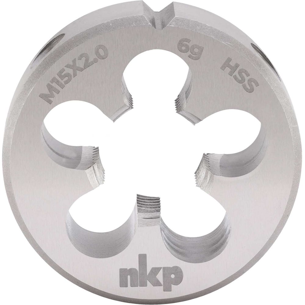 Изображение товара Плашка NKP М15 шаг 2.0мм DIN EN 22568 HSS 6g 38х14мм