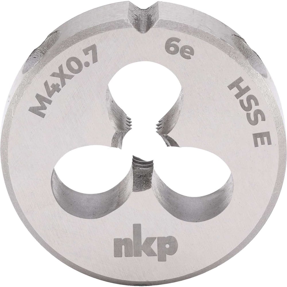 Изображение товара Плашка NKP М4 шаг 0.7мм DINEN22568 HSSE 6e 20х5мм 289040N