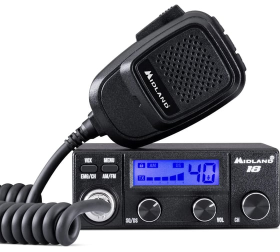 Изображение товара Мобильная радиостанция MIDLAND 18 27 МГц C1562