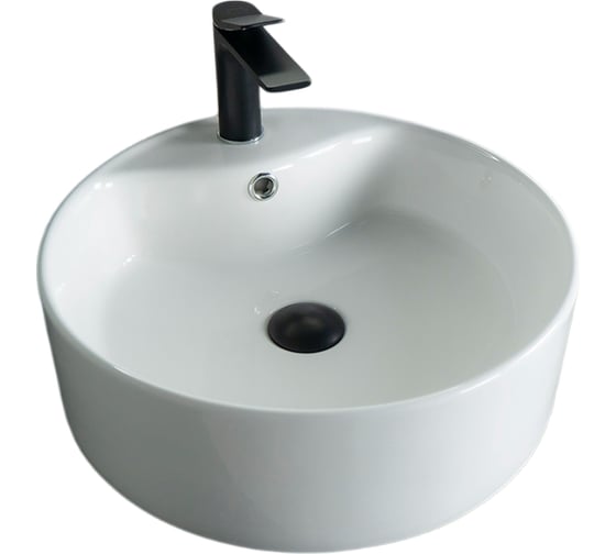 Изображение товара Раковина накладная Gid N9008b белая 46x46x16 51104