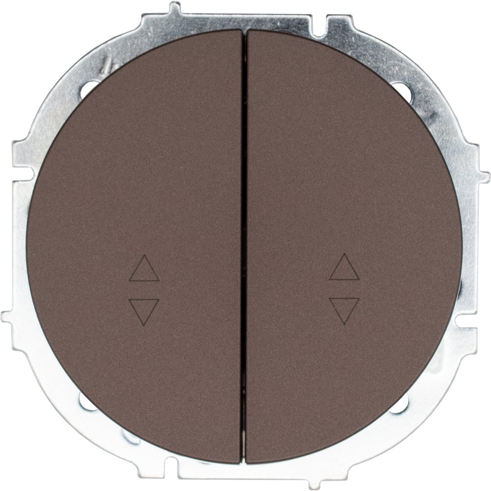 Изображение товара Выключатель проходной двойной шоколад Lezard OSEN 743-7388-106