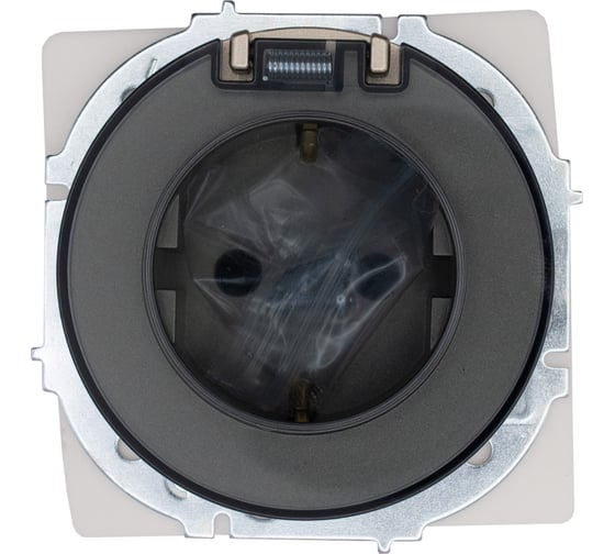 Изображение товара Розетка с/з с крышкой ПБТ IP44 Lezard OSEN титан 743-3788-123BIPCH