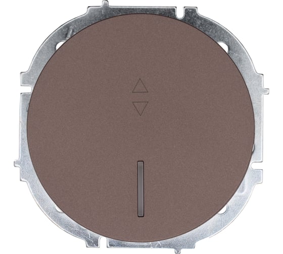 Изображение товара Выключатель проходной с подсветкой шоколад Lezard OSEN 743-7388-114