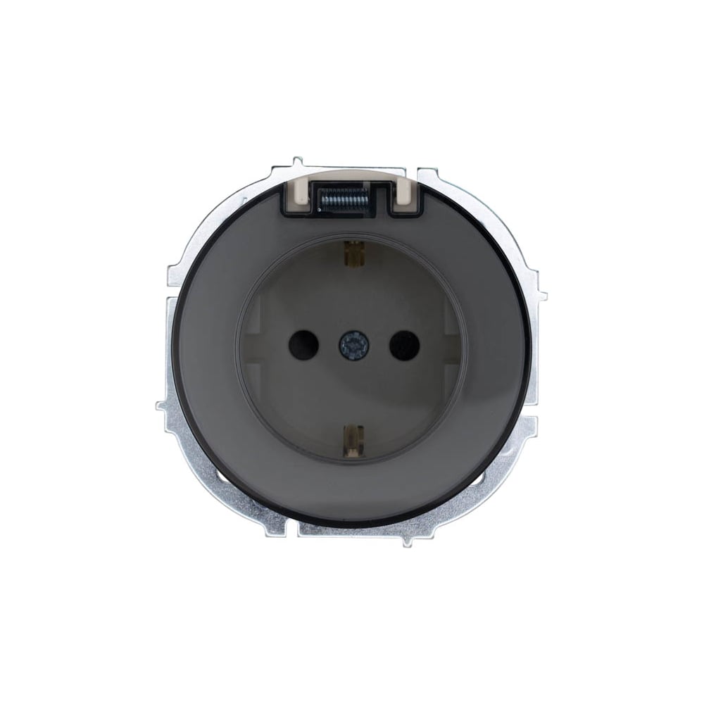 Изображение товара Розетка Lezard OSEN с заземлением и крышкой IP44 слоновая кость