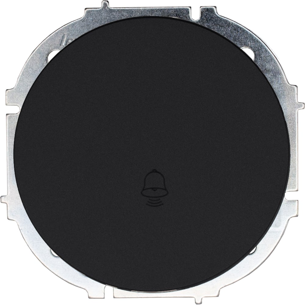 Изображение товара Кнопка звонка Lezard OSEN черный бархат проводная 220В стильная