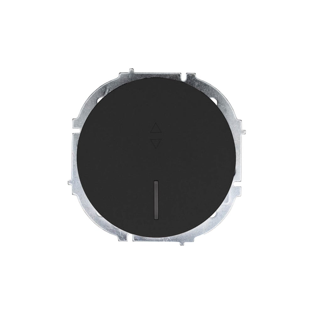 Изображение товара Выключатель проходной Lezard OSEN с подсветкой, чёрный бархат 743-4288-114