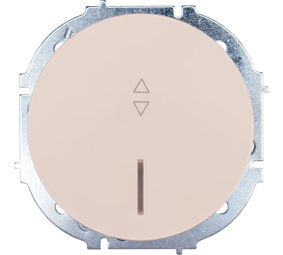 Изображение товара Выключатель проходной с подсветкой слоновая кость Lezard OSEN 743-9088-114