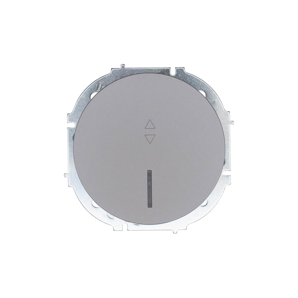 Изображение товара Выключатель проходной Lezard OSEN с подсветкой серый матовый