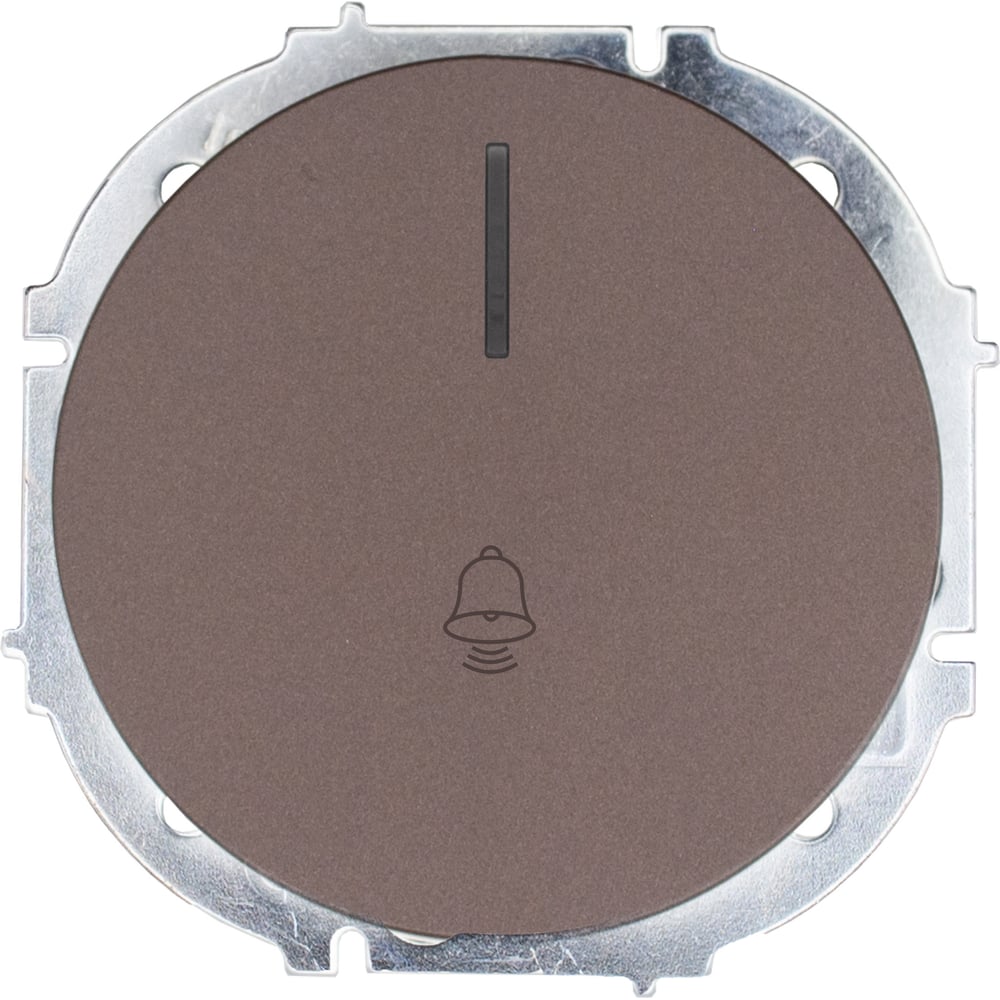 Изображение товара Кнопка звонка Lezard OSEN с подсветкой шоколад 743-7388-108