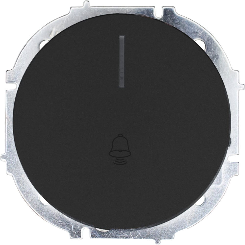 Изображение товара Кнопка звонка Lezard OSEN с подсветкой черный бархат