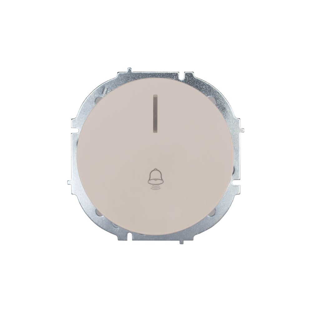 Изображение товара Кнопка звонка Lezard OSEN с подсветкой, слоновая кость 743-9088-108