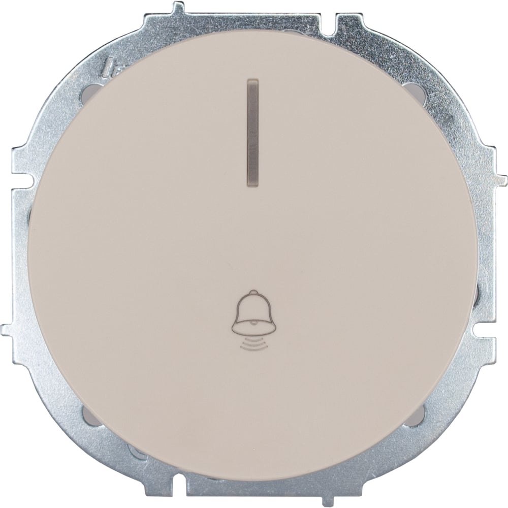 Изображение товара Кнопка звонка Lezard OSEN с подсветкой, проводная, слоновая кость