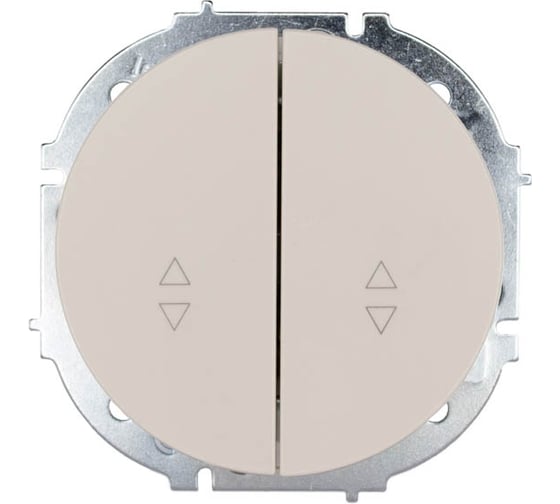 Изображение товара Выключатель проходной Lezard OSEN двойной слоновая кость 743-9088-106