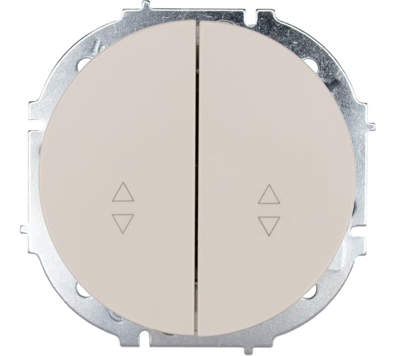 Изображение товара Выключатель проходной двойной слоновая кость Lezard OSEN 743-9088-106