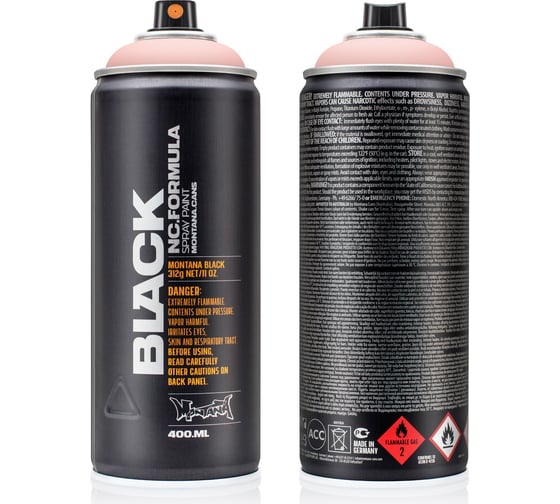 Изображение товара Краска MONTANA BLACK коктейль, 0.4 л 3200 BLK