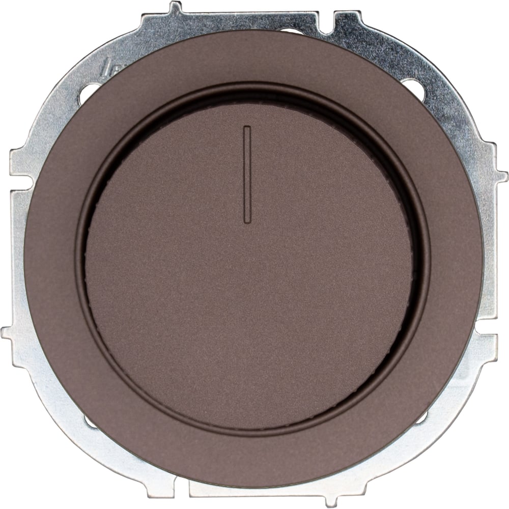 Изображение товара Диммер Lezard OSEN для LED ламп 250 Вт механический встраиваемый шоколад