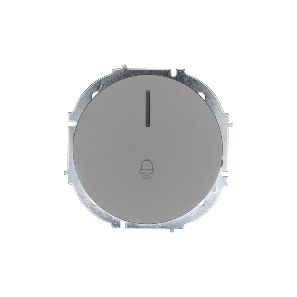 Изображение товара Кнопка звонка Lezard OSEN с подсветкой, проводная, серый цвет