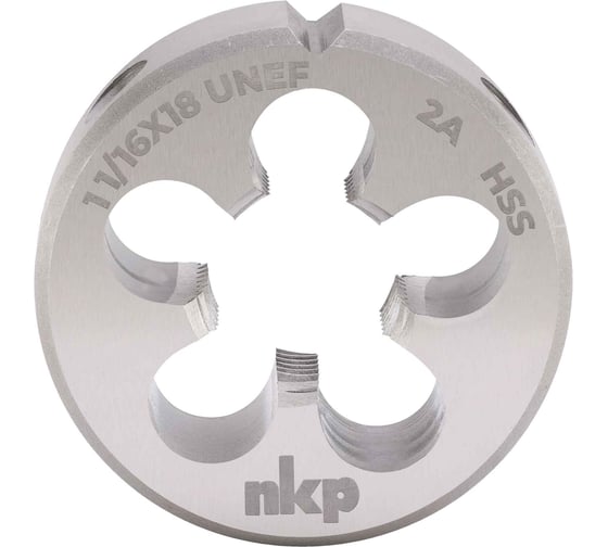 Изображение товара Плашка NKP UNEF 1.1/16 -18 DINEN22568 HSS 2A 65x18мм 248116N