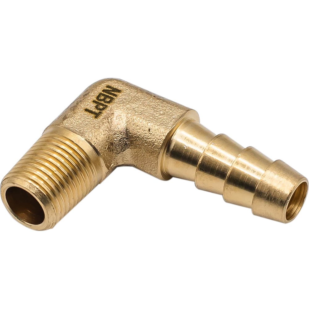 Изображение товара Латунный угловой фитинг NBPT JBL12-03 3/8М-12 мм для труб