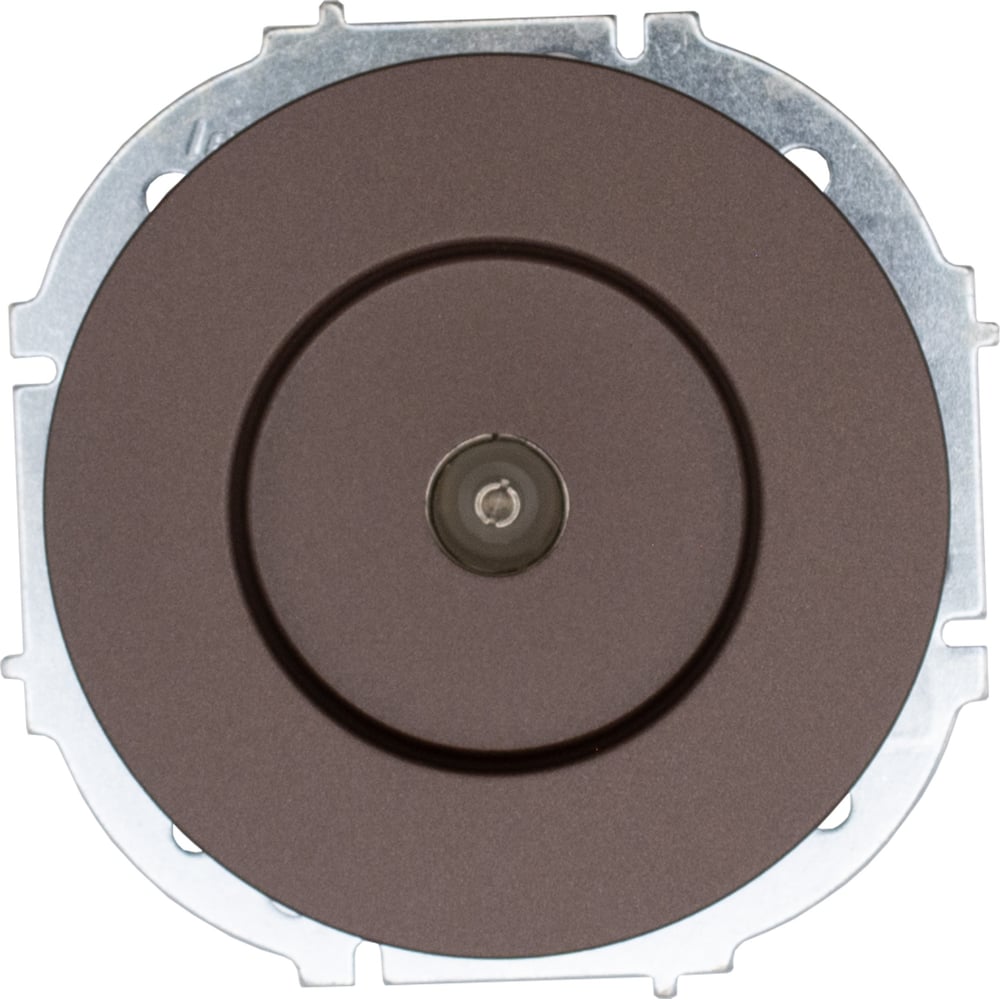 Изображение товара Розетка ТВ оконечная Lezard OSEN шоколад для телевизионных кабелей