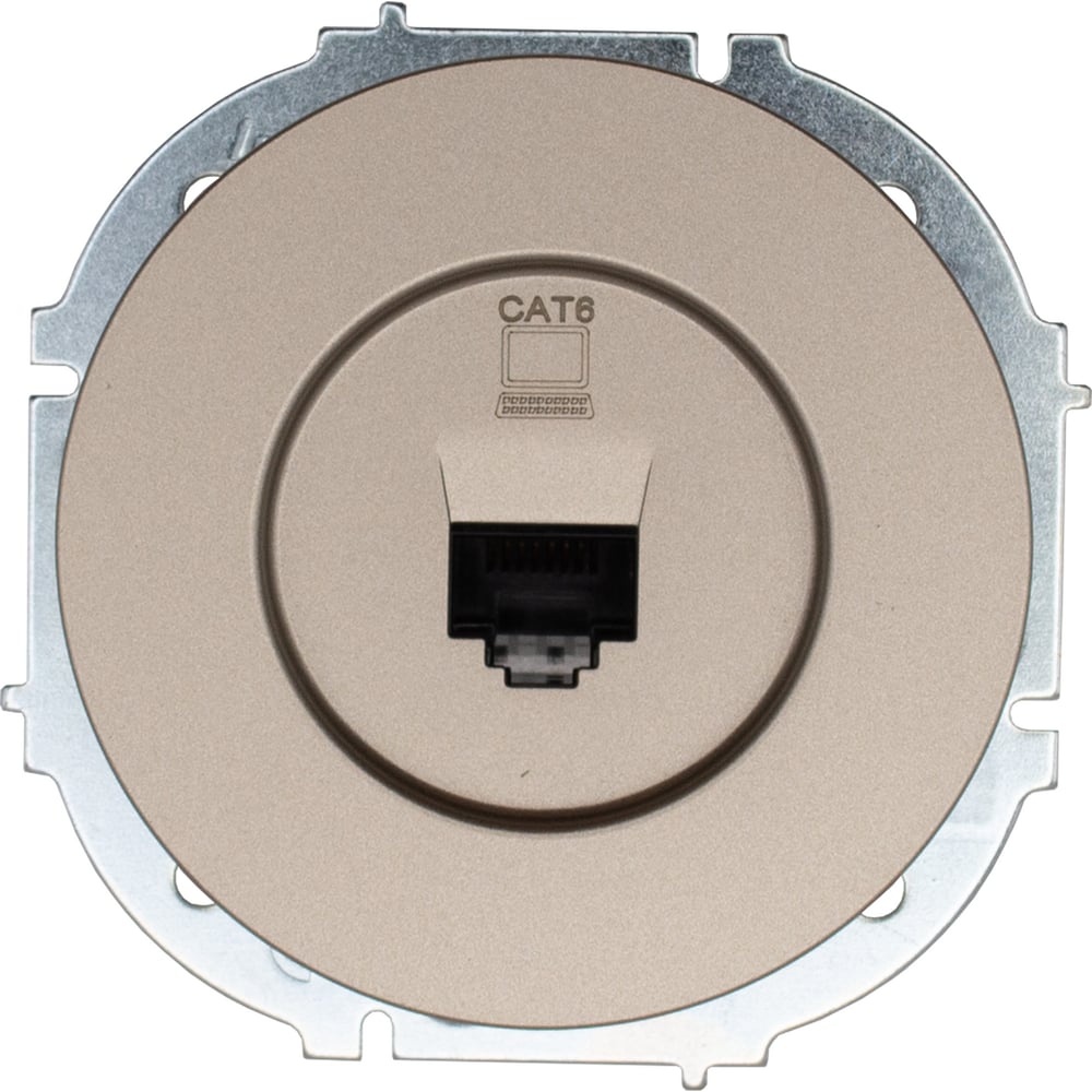 Изображение товара Розетка компьютерная Lezard OSEN титан 743-3788-140