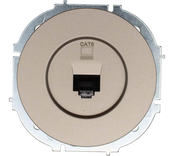 Изображение товара Розетка компьютерная Lezard OSEN титан 743-3788-140