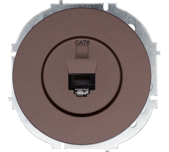 Изображение товара Розетка компьютерная Lezard OSEN шоколад 743-7388-140