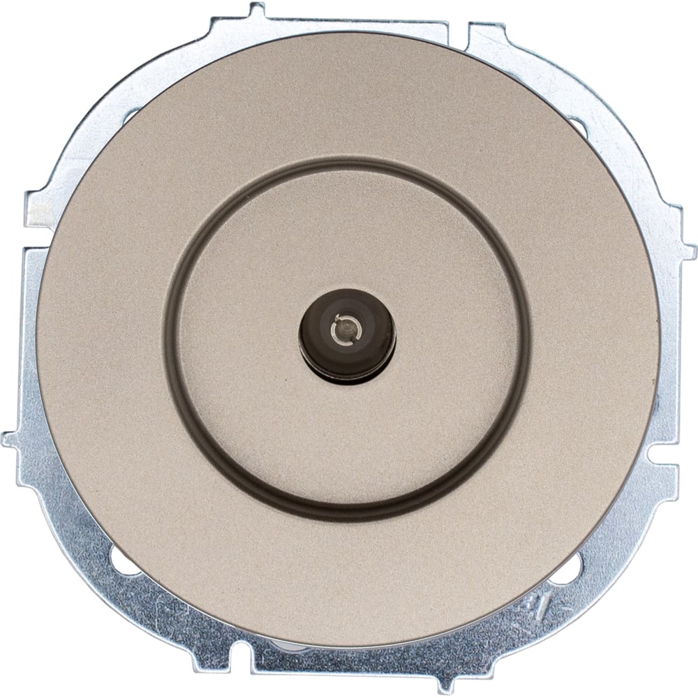 Изображение товара Розетка ТВ оконечная Lezard OSEN в титановой расцветке