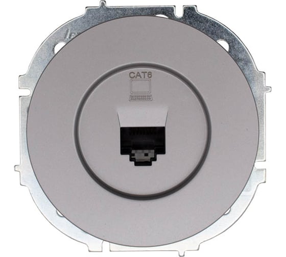 Изображение товара Розетка компьютерная Lezard OSEN серый матовый 743-7488-140