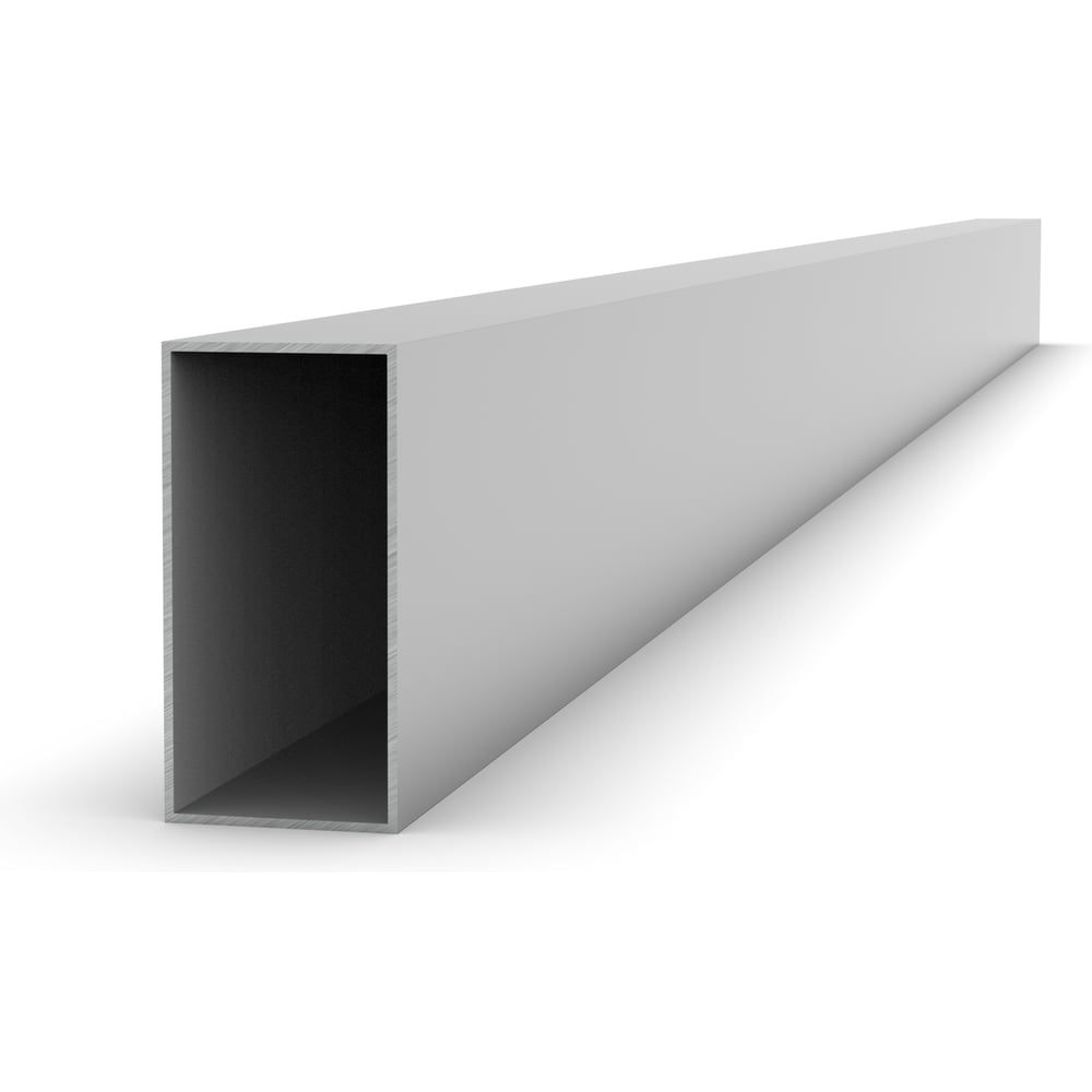 Изображение товара Алюминиевая труба прямоугольная Диал 2000 х 50 х 100 x 2 мм комплект из 3 штук