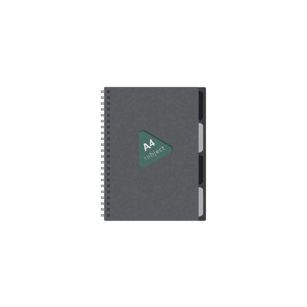 Изображение товара Тетрадь-обложка BRAUBERG А4 на 80 листов с разделителями серого цвета