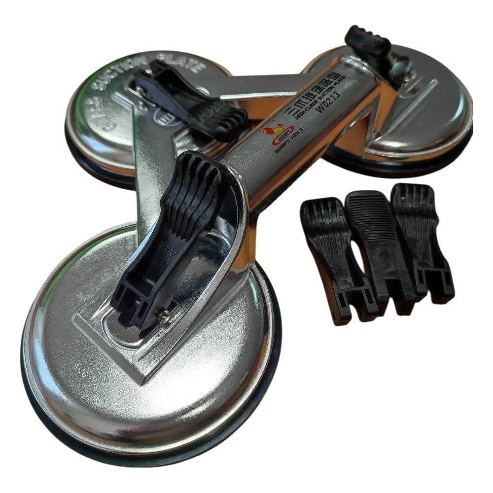 Изображение товара Стеклодомкрат алюминиевый WYNNS 3-чашечный 170 кг для плитки и металла