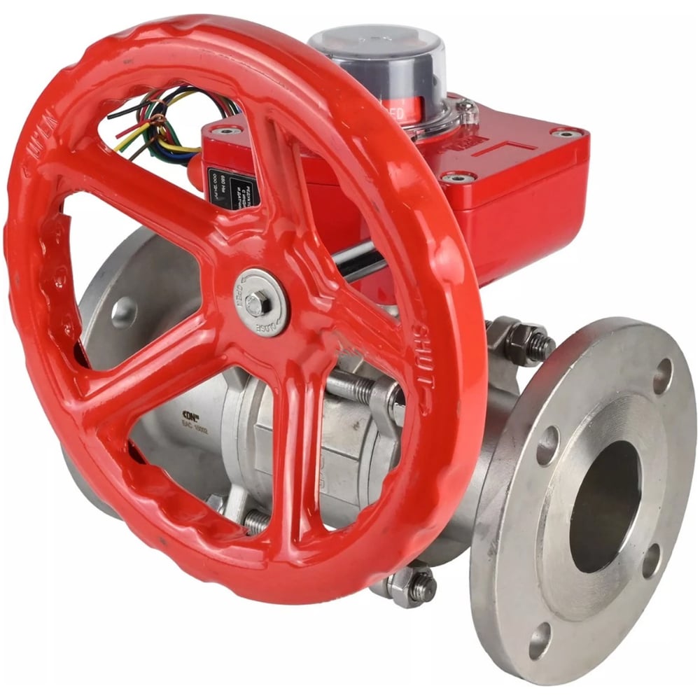 Изображение товара Кран DN.ru КШФПТ-ISO 316 180 Ду100 Ру16 нержавеющая сталь