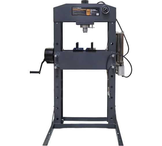 Изображение товара Гидравлический пресс WIEDERKRAFT 50 т, с ручным и пневмоприводом WDK-HP500A