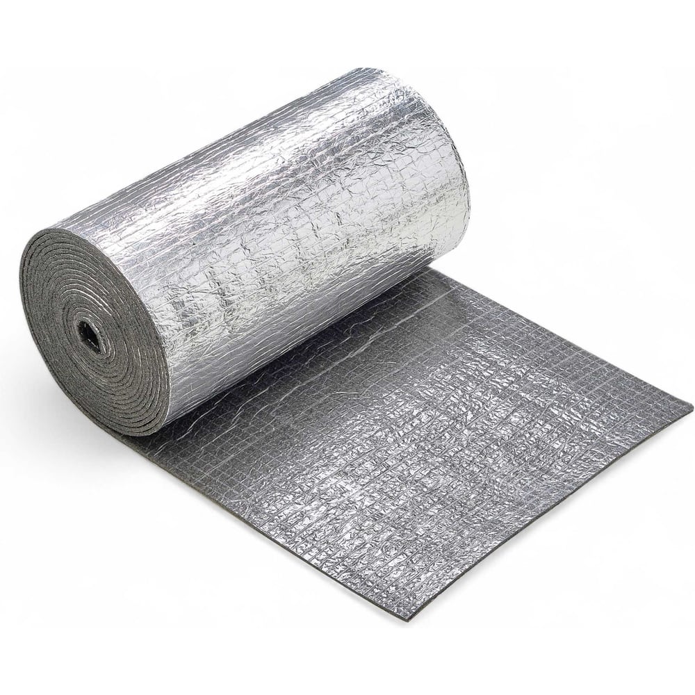 Изображение товара Шумоизоляция автомобиля самоклеящаяся SGM Noisix 4 мм, рулон 0.5х6 м / Фольгированная звукоизоляция, теплоизоляция для авто SGM.NOISIX