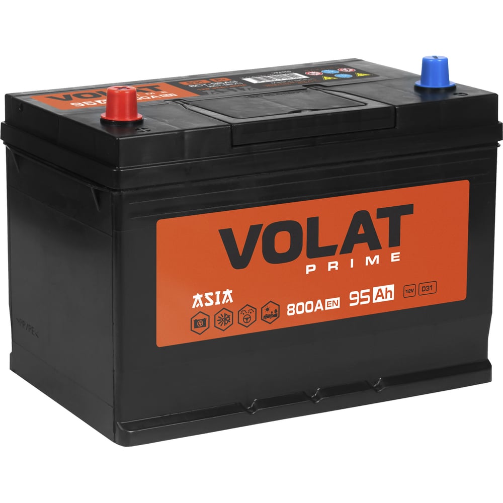 Изображение товара АКБ VOLAT Prime Asia 95Ah L+ аккумулятор для автомобиля 12В D31