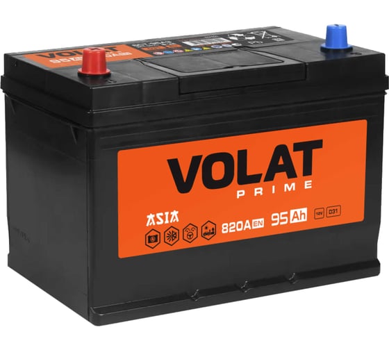 Изображение товара Аккумуляторная батарея VOLAT Prime Asia 95Ah L+ (нижний борт) VPA951