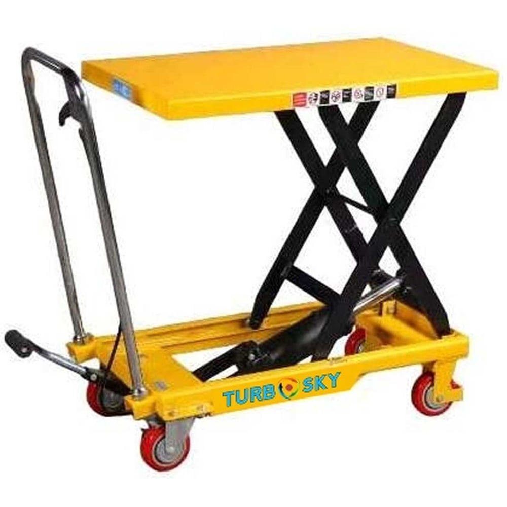 Изображение товара Подъемный стол Turbosky 150 кг, гидравлический, профессиональный