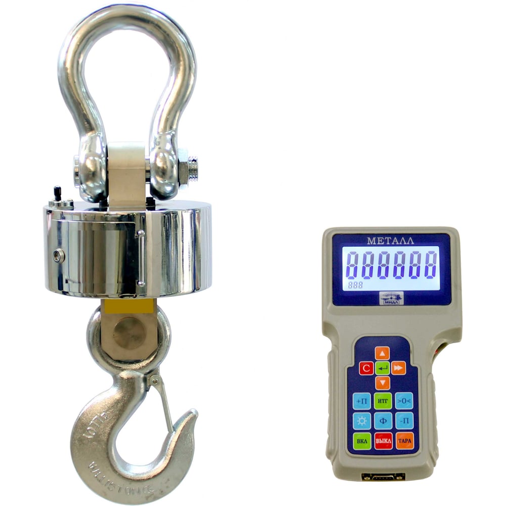 Изображение товара Промышленные электронные весы Middle К 10000 ВРГЖА с поворотным крюком