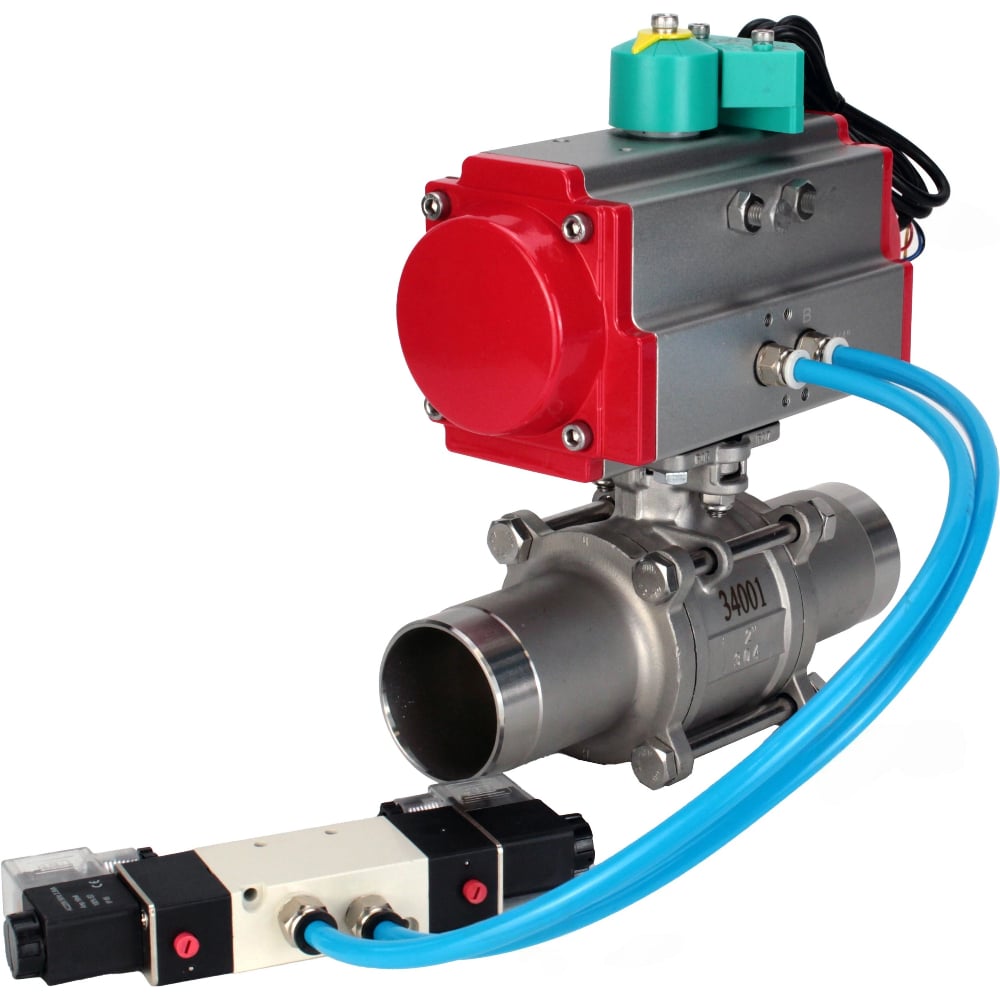 Изображение товара Двухходовой кран DN.ru 316-316-PTFE-W-ISO-H Ду100 для промышленных систем Изображение товара Двухходовой кран DN.ru 316-316-PTFE-W-ISO-H Ду100 для промышленных систем