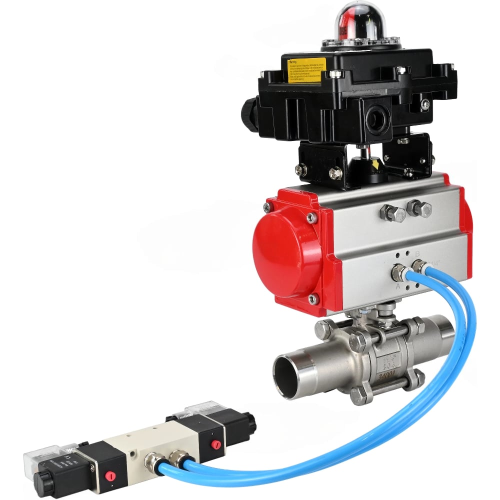 Изображение товара Кран шаровой DN.ru Ду50 с Pneumatic приводом SA-105