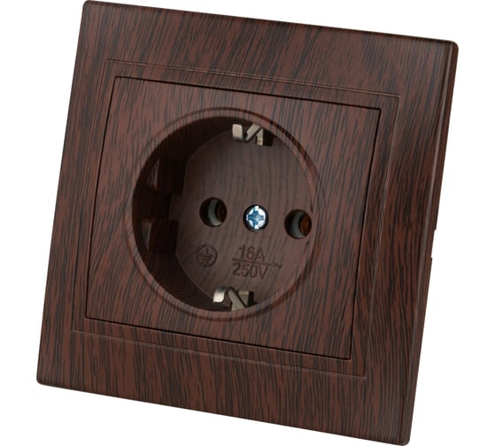 Изображение товара Розетка TDM ELECTRIC 2П+З 16А 250В "ЭКО" бук "Таймыр" SQ1814-0312