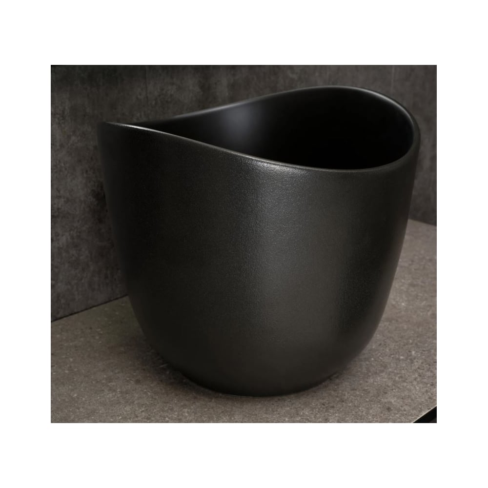 Изображение товара Раковина Gid N9303bg накладная черная графит 36x36x32 современное решение для ванной