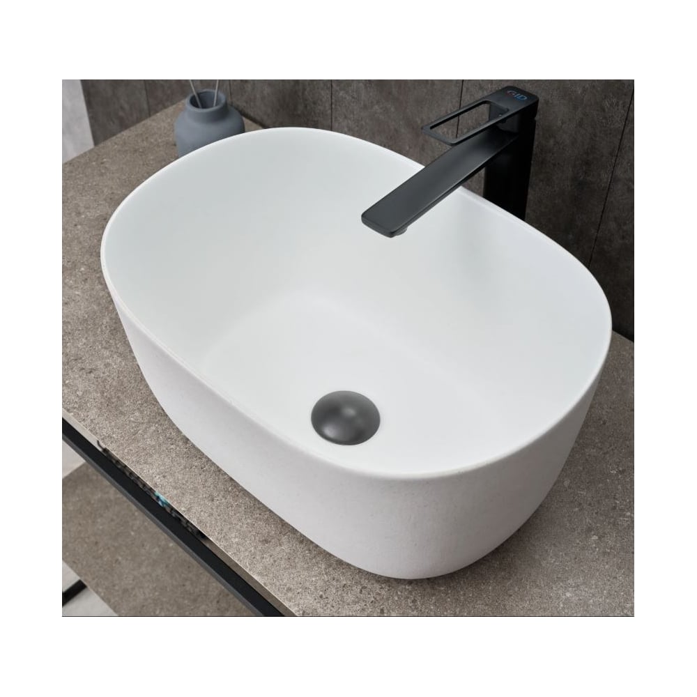 Изображение товара Раковина Gid N9302wg накладная белая матовая 45x32 см