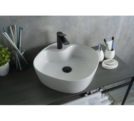 Изображение товара Раковина Gid N9442 накладная белая 44x44x14 51153