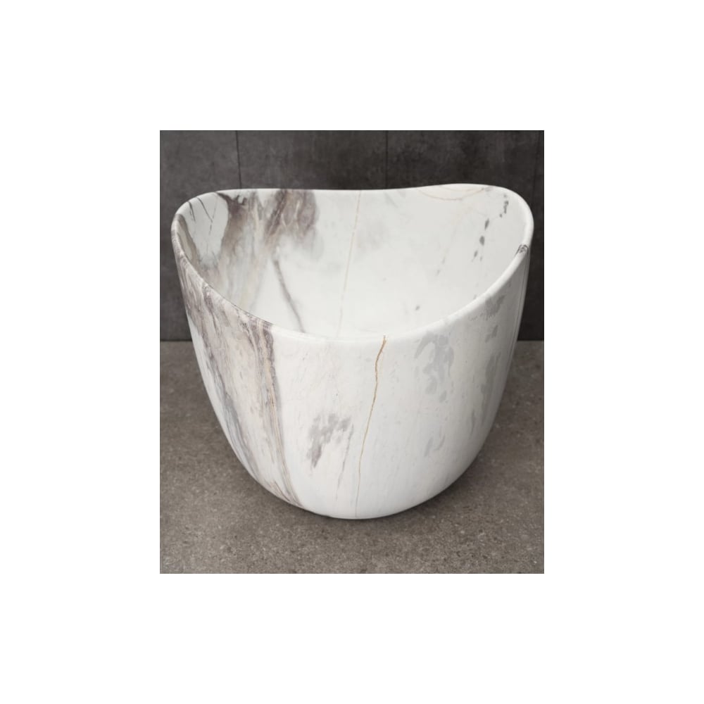 Изображение товара Раковина накладная Gid Mnc9303 из керамики с матовой поверхностью 36x36x32 см