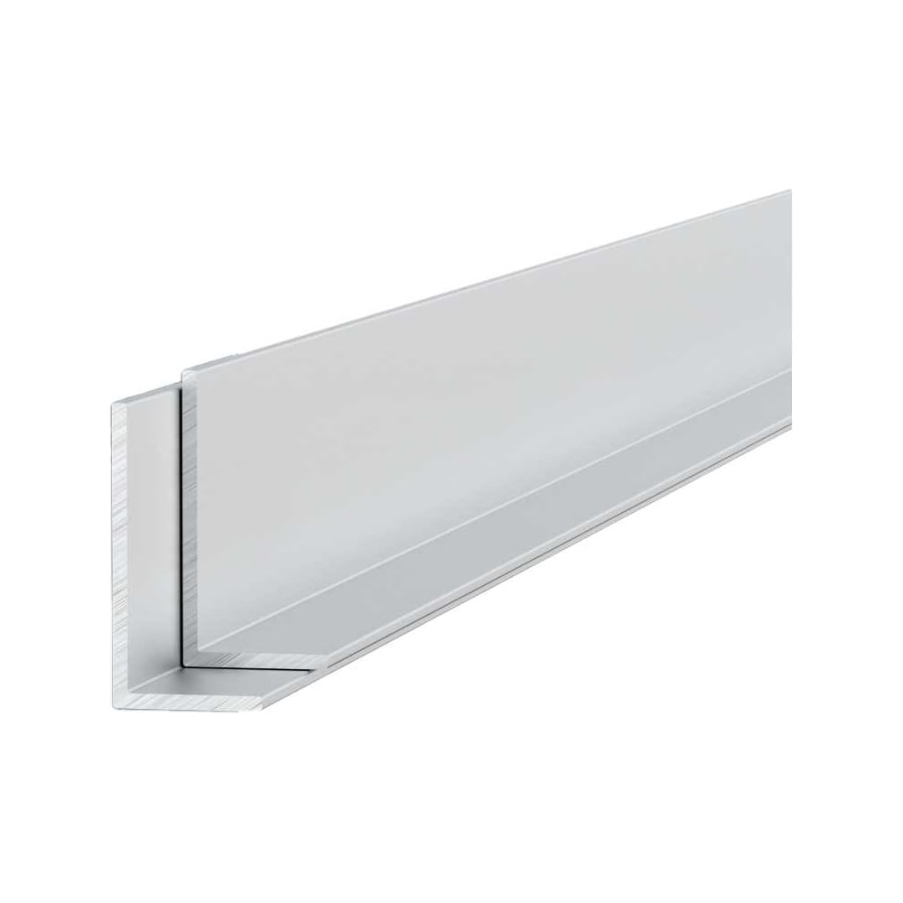 Изображение товара Уголки алюминиевые анодированные Диал серебро матовое 2000х30х15 мм комплект 3 шт