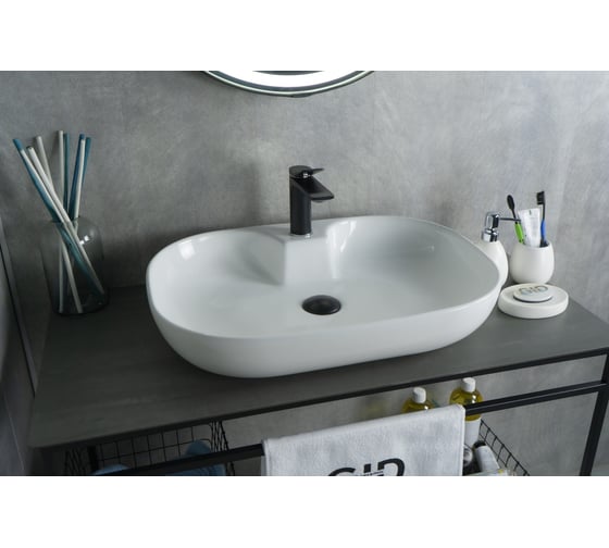 Изображение товара Раковина Gid N9446b накладная белая 61x42x12.5 51156